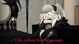 **Slutty friend gets banged in Roblox game, cumming and screaming