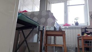 Hairy Brunette Pussy, Big Tits, Sensual Hairy Woman in the