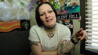 Thick Goth Slut Spanks Themselves While You Ass Worship JOI