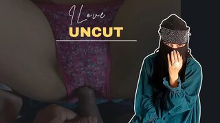 Muslim Babe was excited for Uncut Dick