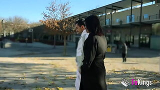 SEXUAL TOUR in Madrid The HUGE TITS of Nelia Estrada