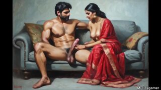 Hot desi 18 year old teen hot threesome sex with her college friends