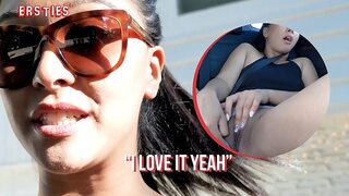 Taxi Tango with Sexy Jin: Ride-along Jerk-off with a Saucy