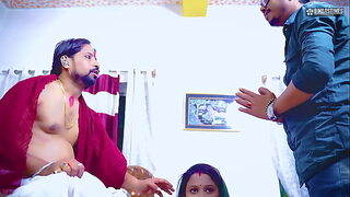 Tharki Dhogi Baba fucked Bhabhiji on the pretext of giving