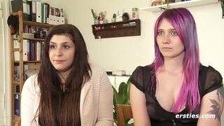 Two babes Maria and Julie get ravished by a sensual