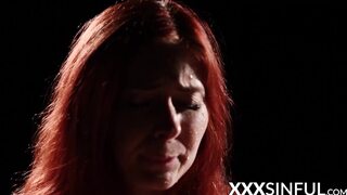 Couple in love has exotic sex in a romantic setting