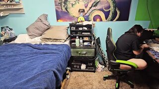 Hardcore Fuck Toy Tied Chair