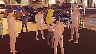 Lulu do a erotic dance in red lingerie on stage