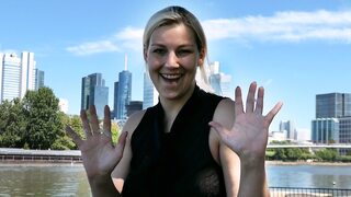 Frankfurt freaks get their filthy fix on the fly, cum-drenched