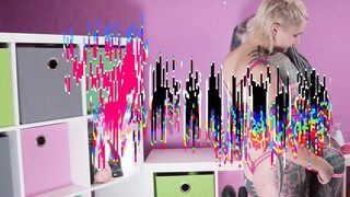 Seppienta keeps the strapon action going until Anuskatzz lets go