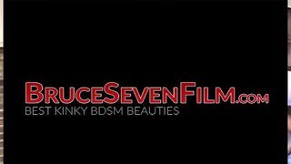 Young lesbian restrained for rough paddling by domina