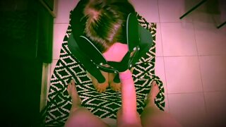 This gentle mouth was completely filled with hot sperm