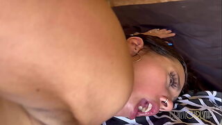 Fucking in doggystyle the wonderful pussy of this Brazilian pearl