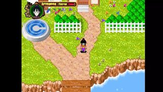 Sexy girls getting smashed by giant boobs in crazy dbz