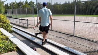Wife's former hubby scores a home run while she gets