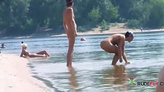 Blitzed blonde cutie caught on candid camera in a hardcore