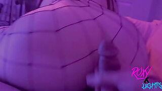 Slutty chick rides raw meat