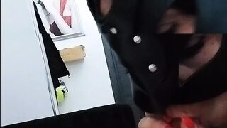 Raw sister-in-law's expert tongue skills swallows brother-in-law's cock🌭 raw