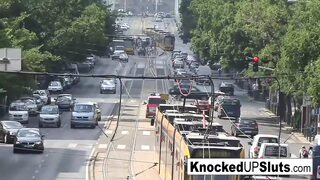 Two expectant brown-haired babes get thoroughly ravaged in this extreme