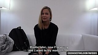 As fresh-faced 18yo Czech newbie gets ravaged by a horny🥵