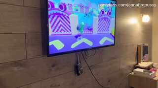 Her juicy cunt🌮️ dripped semen down my lips