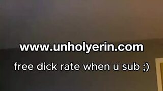 Fat Gothic Teen Rides Hard Multiple Times