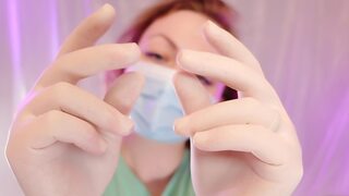 Whispering Squeak Showdown: Arya Grnder in Tight-Fitting Rubber Gloves Delight