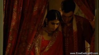 Hot and sexy lovers sharing intimate moments together