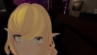 I let a simp fuck me IRL, while I'm playing VRCHAT (POV)
