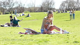 Public Nude Body Painting Delight