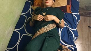 The beautiful hot sister-in-law was lying in her room when the brother-in-law came and both of them enjoyed