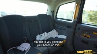 Fake Taxi - Full Scene - Panties pulled to side and slip it balls deep into Italian Stripper!