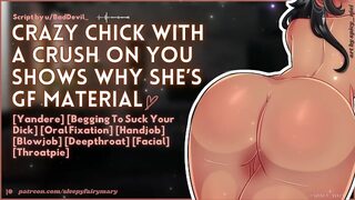 'Sultry nympho flaunts her GF-worthy skills in an ASMR oral😜