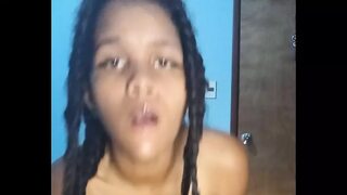 Indian aunt having a little fun with her ass and pussy