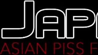 Sexy Asian babes in kneehighs soak their undies while doing