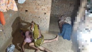 Kamwali aunty's hard kiss