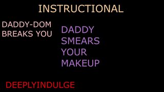 SMEARING YOUR MAKE UP INSTRUCTIONAL ASMR TO MAKE YOU A