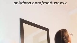 Compilation of dildos entering my pussy and moans while I