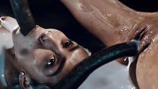 Veronica Leal craves massive cock🌭, feeds friend to alien as