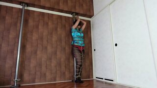 Young Woman Enjoys Shibari Bondage in Secret🤫 Club