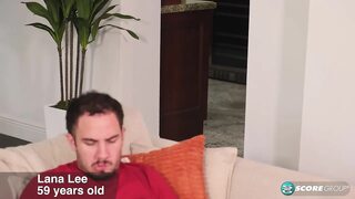 59-year-old Lana Lee does some kinky stuff with her son's friend