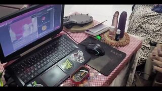 Stepsis Shares Husband's Gigantic Black Dildo Passion