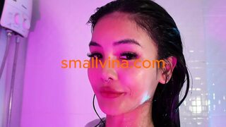 Pretty Asian Cute Bath Makes her Pussy Wet