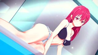 Blind date with a hot Saki Saki, sister-fucking lesbian hentai