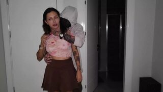 Anklet-tied freak fest: Halloween-themed anal👌 hijinks ensue