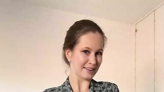 Stella Cardo Dances a Striptease and Then Spreads Her Legs