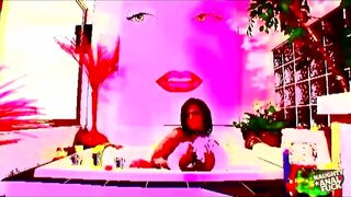 Alicia's thick paws get slammed, draining her strained behind of