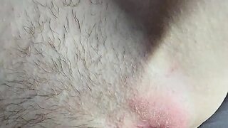 Destroying my 18y old girlfriends tight pussy with a massive thrusting dildo