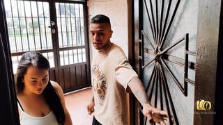 Our sweaty workout led to a steamy step-sibling session