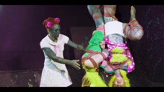 Shibari masterclass: Rigger Lily Lu dominates two bunnies simultaneously